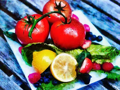 Art Healthy Food heart