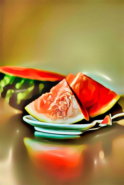 Art Watermelon summer