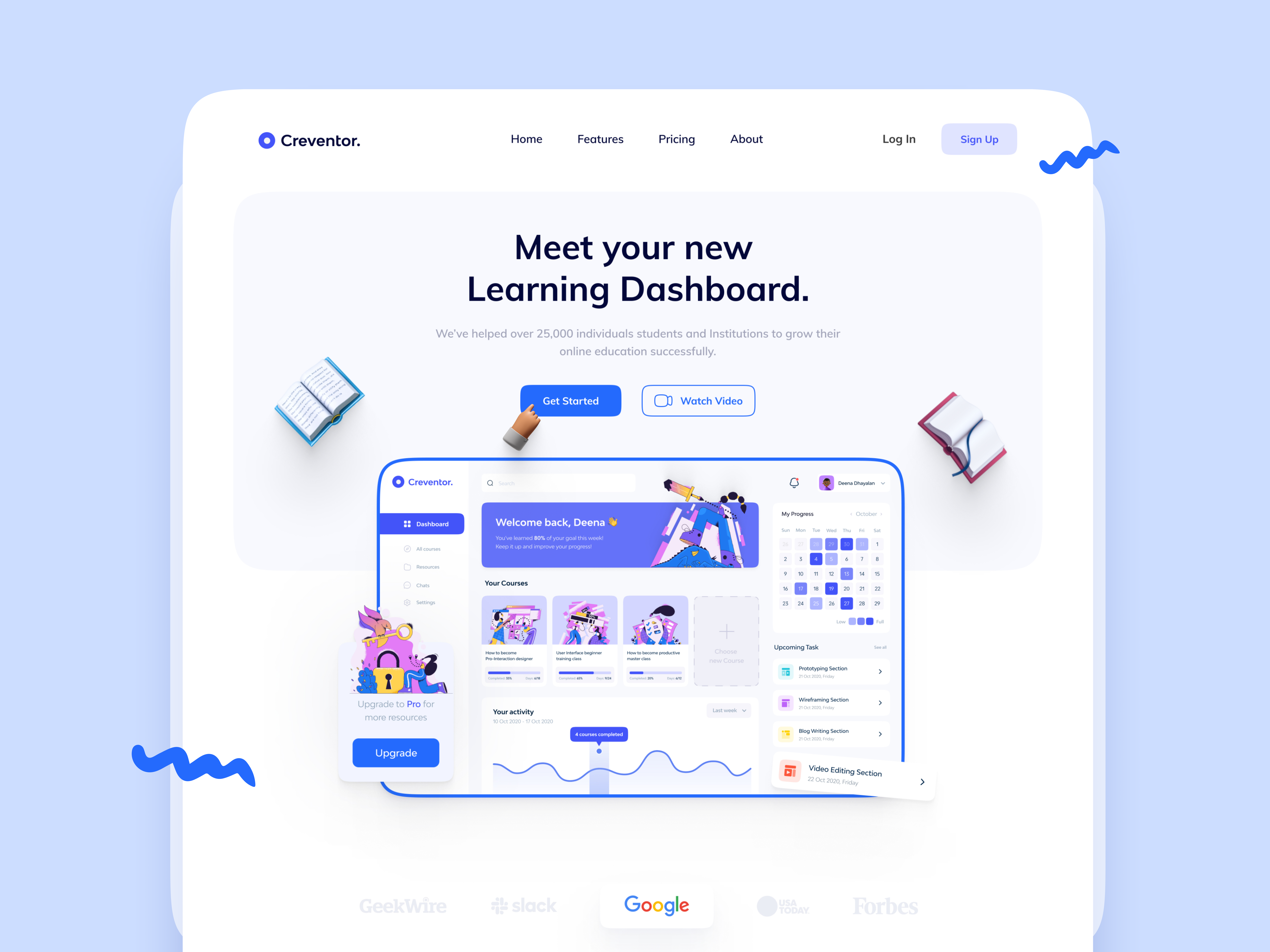 Example of Landing Page Design