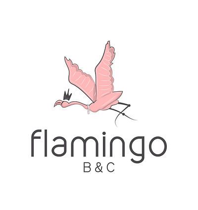 flamingo logo accessories animation art bird branding fashion graphic design illustration lady logo pink