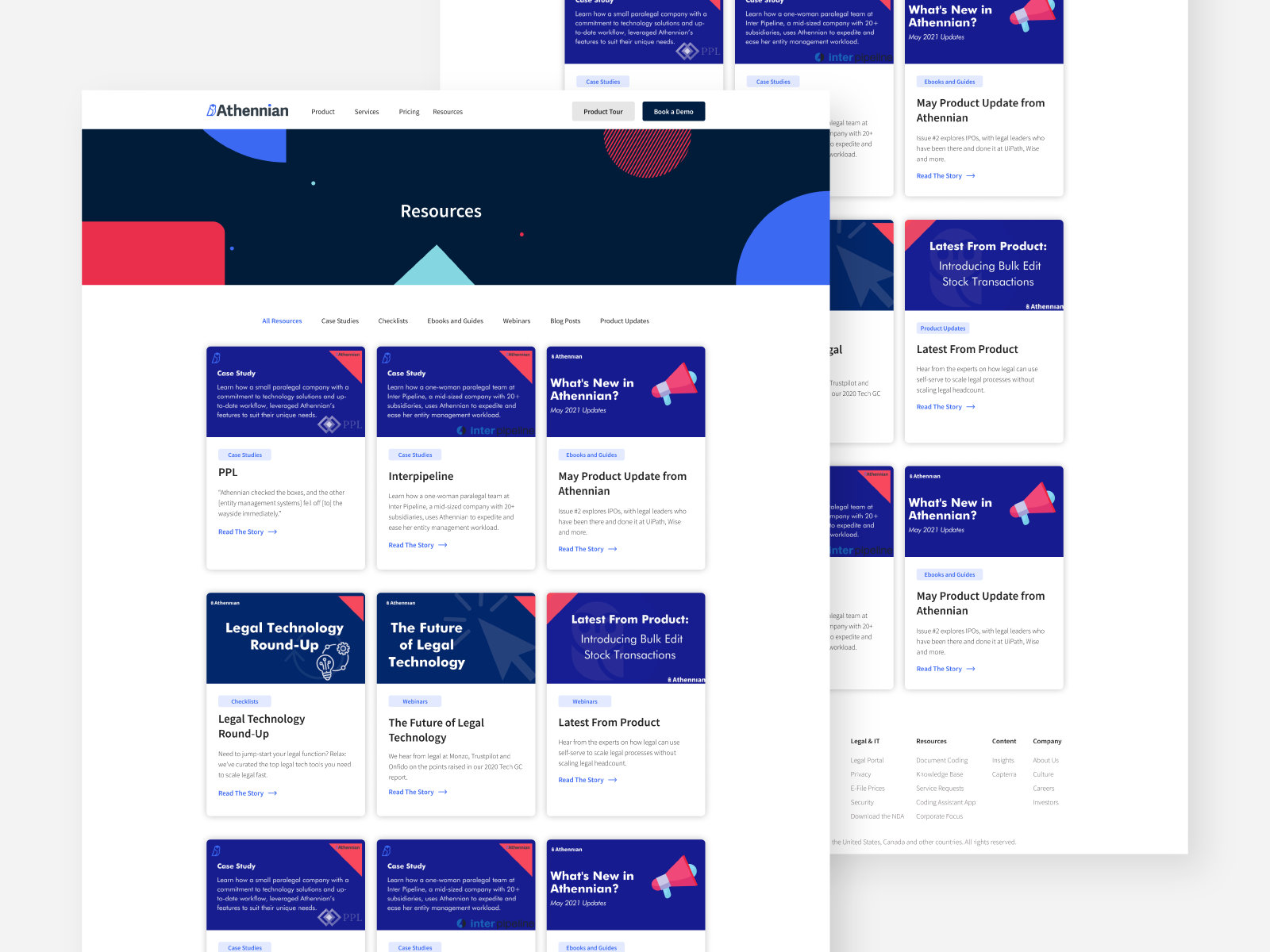 Resource Page Website Mockup by Pixel True on Dribbble