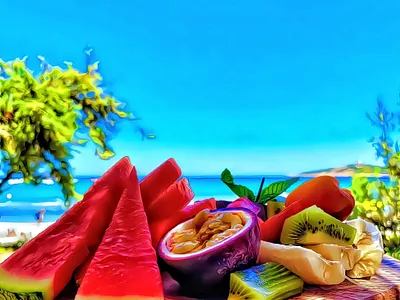Diet Summer Food Art artwork