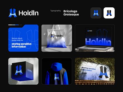 HoldIn Brand Identity branding logo