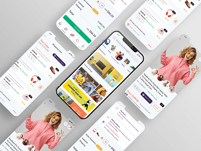 E-Commerce's Inner Screens animation best app dribbbble bid care cloth design e commerce eccomerce eshop health hiring designer online shop real estate service shipping shop store subscription ui ux