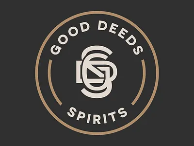 Good Deeds Spirits alcohol beverage packaging branding design drawing graphic design liquor logo logo design package design packaging