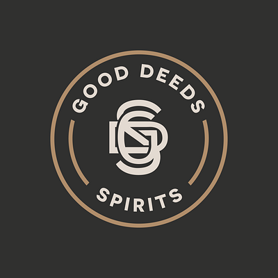 Good Deeds Spirits alcohol beverage packaging branding design drawing graphic design liquor logo logo design package design packaging