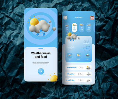 weather app design design graphic design ui ux