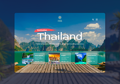 Travel Agency Website Design branding interface design style guide user experience user research ux web design