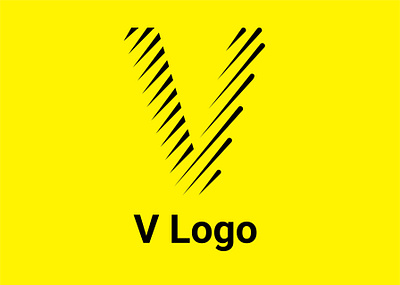 V Gradient Logo logo logo design