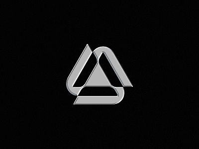 SPACE TECH branding designbyhelios geometric logo metal space tech triangle vector