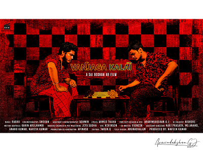 Poster Design for Pilot Film (Vanjaga Kalai)_01 branding graphic design movie poster poster poster design