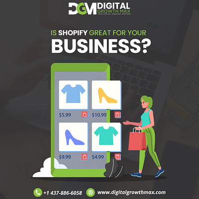 Is shopify is good for business? digital marketing email marketing social media web design