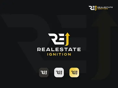 Real-Estate IGNITION art brand branding design designer graphic design graphic designer illustration logo logo design logo designer logos