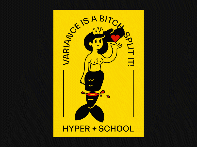 HYPERSCHOOL branding graphic design illustration