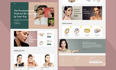 JEWELLERY adobe illustration adobe photoshop branding buildwebsite design graphic design graphics illustration logo logo design photo editing ui web design web development website design