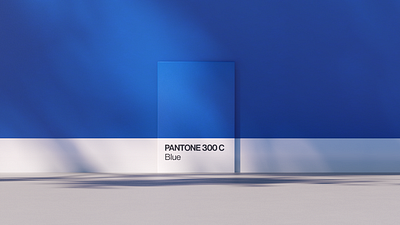 Blue 3d blue c4d color design octane pantone