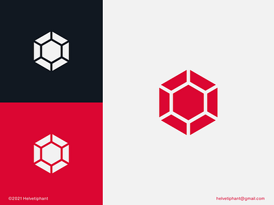 Ruby - logo concept brand design branding coin crypto currency flat logo geometric logo hexagon icon jewel logo logo logo concept logo design logo designer mark minimalist logo ruby