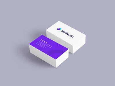 Slickweb business cards agency branding business card cards design digital agency graphic design logo logotype s stationery type typography web agency wordmark