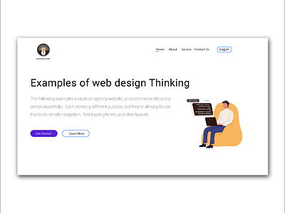Web Header Design :) branding design graphic design icon illustration logo typography ui ux vector