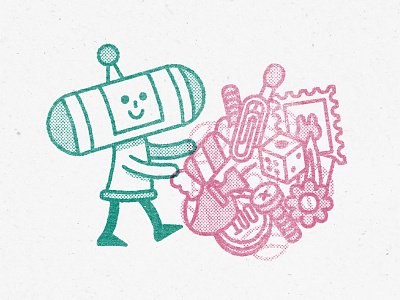 Katamari (1) cute design fanart flat illustration illustrator kawaii namco nintendo switch videogames