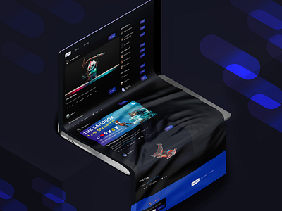 NFT Marketplace - Innovative place for all game lovers dark mode design desktop digital game game design gaming ui ux webdesign