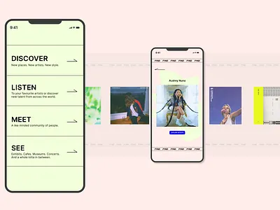 Fynd app design design mobile design ui