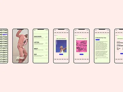 Fynd app design design mobile design ui