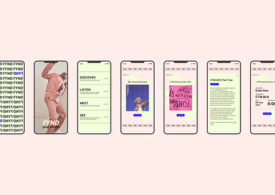Fynd app design design mobile design ui