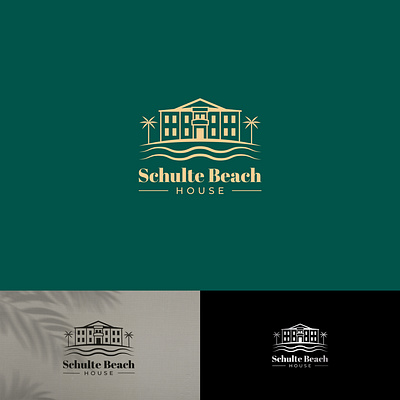 Real Estate Logo Design beach branding design fancy brand home house logo luxury luxury home logo modern logo real estate real estate logo