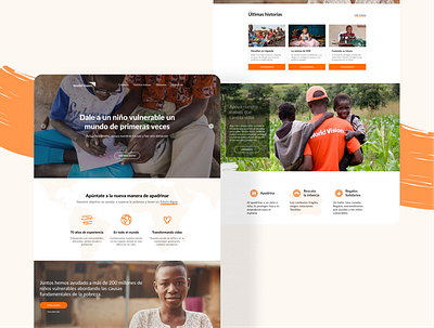 Landing Page | NGO landing landing page ngo ong pobreza poverty