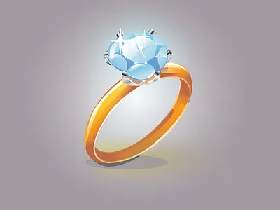 Ring adobeillustrator gradient illustration realistic ring vector