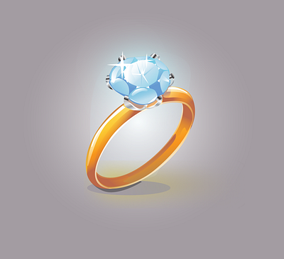 Ring adobeillustrator gradient illustration realistic ring vector