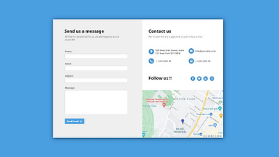 Contact Form contact form design direct message ui ux website