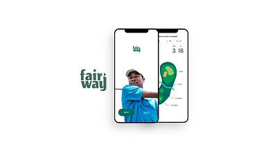Fairway app branding golf graphic design logo
