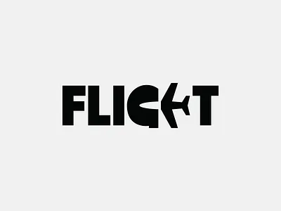 flight airplane black branding design flight fly logo negative space plane playful simple travel vector wordmark