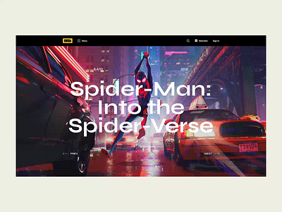 IMDb — New website. Main animation design minimal ui ux web