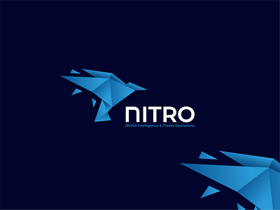 NITRO abstractlogo behance chef cute logo design dribble icon logo logoroom logos logoshift modern origami origamilogo origamilove