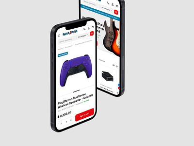 Mobile product page for Beats & Bytes website. eCommerce. Canada beats bytes bytes canada ecommerce games store magento magento 2 mobile product page music store popular popular results product page sell shop store template trade ui web