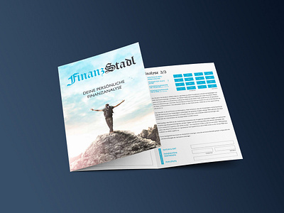 FinanzStadl – Questionnaire Design branding graphic design typography