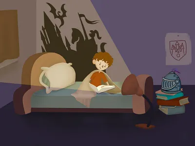 The Dreamer graphic design illustration