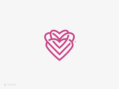 Matri branding brazil clinic gynecology heart icon identity interwined logo logotype lucas braga mark medical care psychology symbol