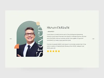 Client testimonial UI design client creative design luxury responsive review testimonial ui ui ux ui design ui ux uidesign uiux website