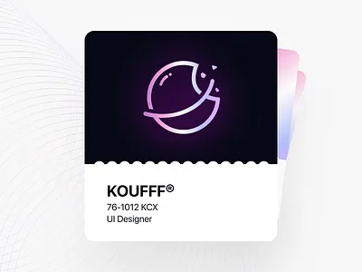 Cards here! 🎫 branding design flat illustration logo minimal pantone vector