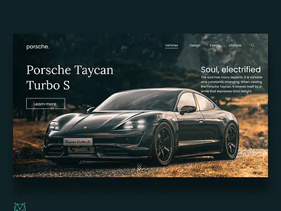 Porsche Website UI Design Concept branding design figma illustration logo photoshop porsche ui uiux ux webdesign website