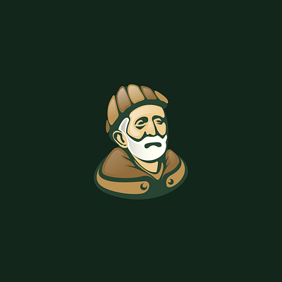 old man cartoon design illustration logo logodesign oldman vector