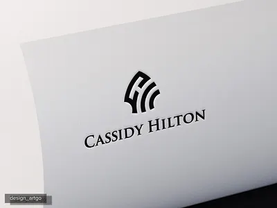 Cassidy Hilton, CH with arrowhead style arrowhead branding ch clean design flat illustration logo logos minimal simple strongmark typography ui vector