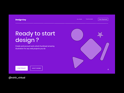 Landing page for a design studio design figma ui uiux webdesign webdesigner website concept website design