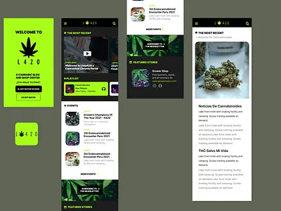 Lima420 visual design concept (UI) app branding card design figma graphic design interfaz de usuario lima420 logo magazine project us user interface visual concept