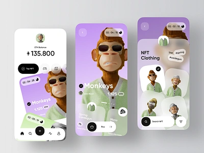 APE - NFT Marketplace Mobile App ape app art bitcoin blockchain coin crypto defi etherium marketplace mobile nft shop token web 3.0