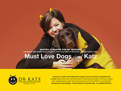 DR. KATZ Dental: No More Scaredy Katz billboards branding bus stop signage copywriting design graphic design illustration logo outdoor signage posters thepoddotme typography